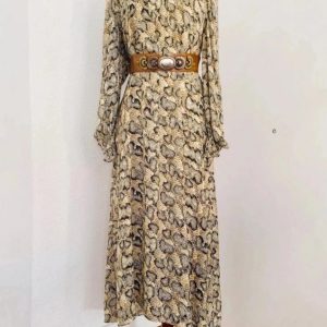 Maxi dress Zara print serpiente T/40-42